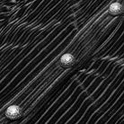 Women's Goth Pinstripes Puff Sleeves Velet Shirts