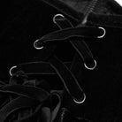 Women's Gothic Floral Front Zip Underbust Corsets