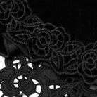 Women's Gothic Floral Front Zip Underbust Corsets