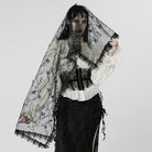 PUNK RAVE Women's Gothic Floral Headwear