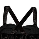 PUNK RAVE Women's Gothic Gradient Color Velvet Slip Dress