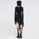 Women's Gothic Net Ripped Irregular Dresses