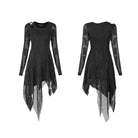 Women's Gothic Net Ripped Irregular Dresses