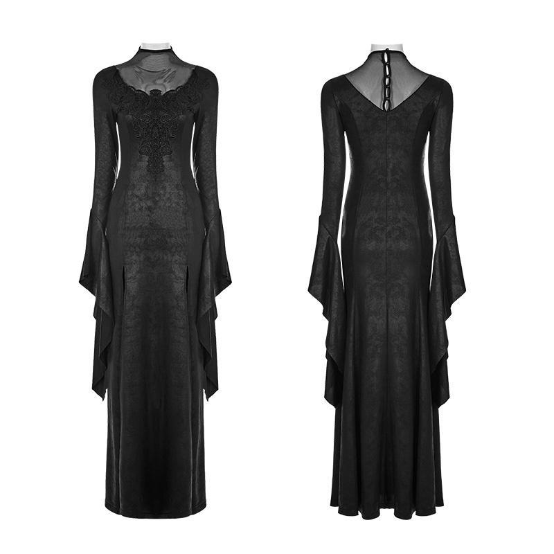 Women's Gothic Pagoda Sleeve Open Forklift Gorgeous High Cross Dress