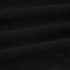 Women's Gothic Punk Black Asymmetrical Full Sleeve Top with Scoop Neck