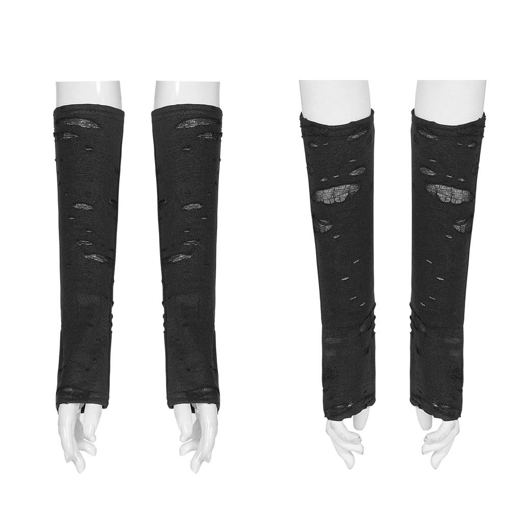 Women's Gothic Ripped Arm Sleeves