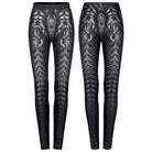 Punk Rave Women's Gothic Skeleton Printed Leggings