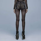 Punk Rave Women's Gothic Skeleton Sheer Leggings