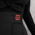 Women's Gothic Strappy Splicing Mesh Straight Pants