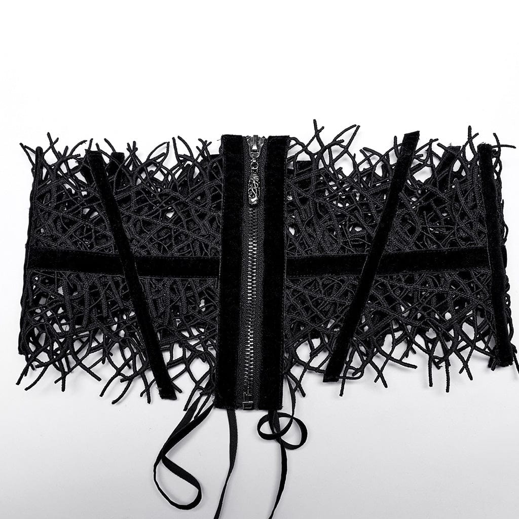 PUNK RAVE Women's Gothic Strappy Vine Belt