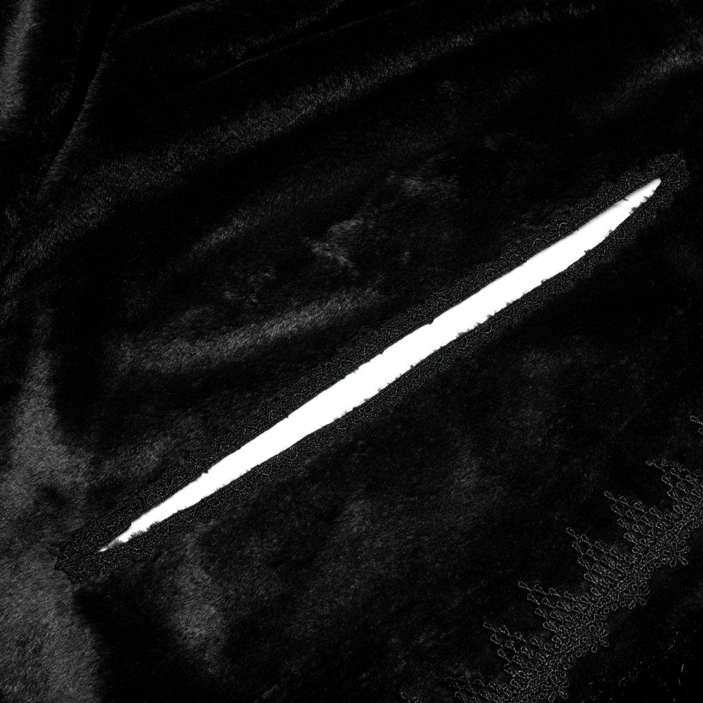 PUNK RAVE Women's Gothic Vintage Gradient Long Cloak