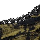 Punk Rave Women's Grunge Double Color Side Slit Slip Dress