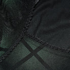 Punk Rave Women's Grunge Halterneck Green Plaid Mesh Dress