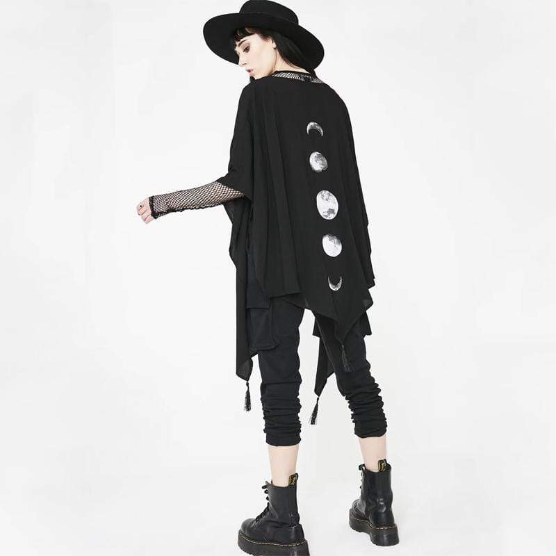 Women's Phases Of Moon Punk Cloak