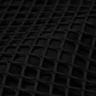 Women's Plus Size Gothic Fishnet Overlay Black Fitted Skirt