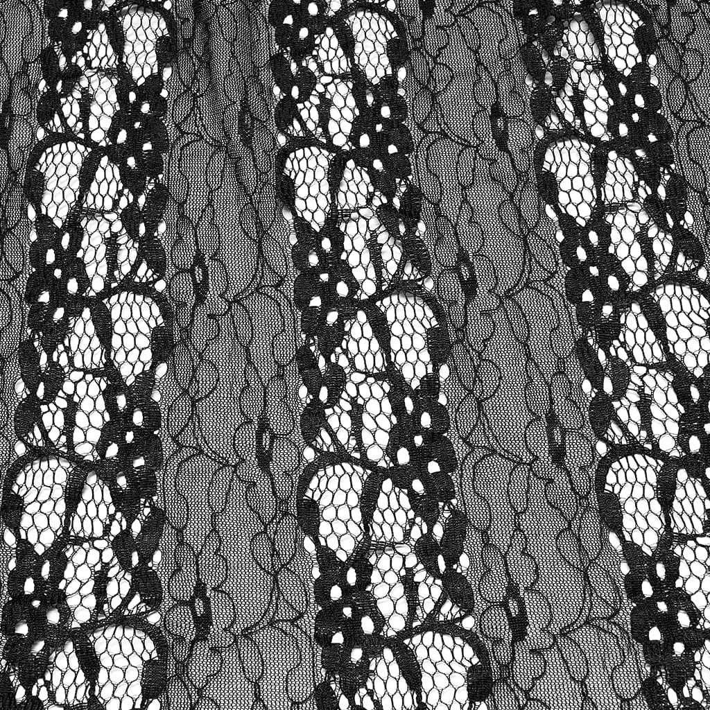 Punk Rave Women's Plus Size Gothic Vintage High/low Long Sleeved Lace Dress