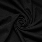 Punk Rave Women's Plus Size Punk High Collar Ripped Long Sleeved Black Little Dress