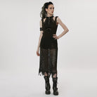 PUNK RAVE Women's Punk Buckle Nylon Bracelet