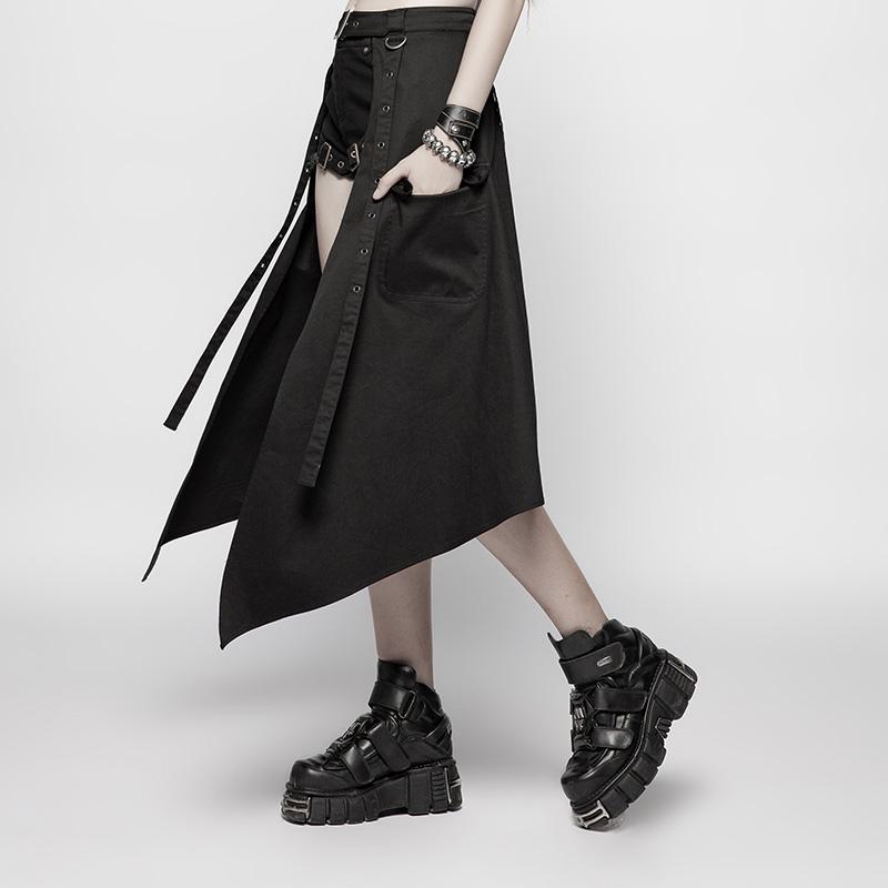 Women's Punk Detachable Overskirt