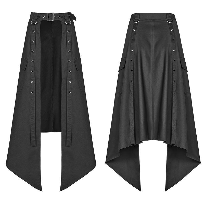 Women's Punk Detachable Overskirt