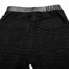 PUNK RAVE Women's Punk Eyelet Ripped Sheer Leggings