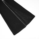 PUNK RAVE Women's Punk Front Zip Cutout Bell-bottoms