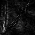 PUNK RAVE Women's Punk Front Zip Woolen Short Coat