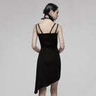 Punk Rave Women's Punk Irregular Hem Slip Dress