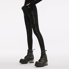 PUNK RAVE Women's Punk Line Splice Leggings