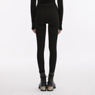 PUNK RAVE Women's Punk Line Splice Leggings