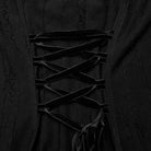 PUNK RAVE Women's Punk Plunging Buckles Sleeveless Dress