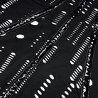 PUNK RAVE Women's Punk Ripped Mesh Cape