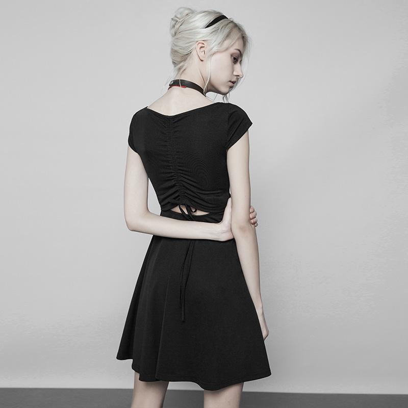 Women's Punk Ruched Dress