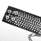 PUNK RAVE Women's Punk Snakeskin Faux Leather Necklace with Chain