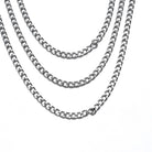 PUNK RAVE Women's Punk Snakeskin Faux Leather Necklace with Chain