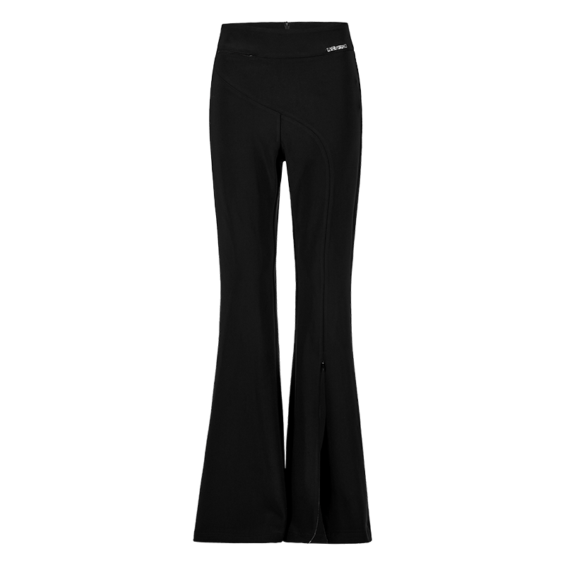 PUNK RAVE Women's Punk Split Flared Pants