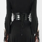 PUNK RAVE Women's Punk Strappy Patent Leather Belt