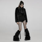 PUNK RAVE Women's Punk Woolen Leg Warmers