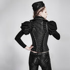 Women's Steampunk Domineering High Collar Rivets Lace Up Corsets
