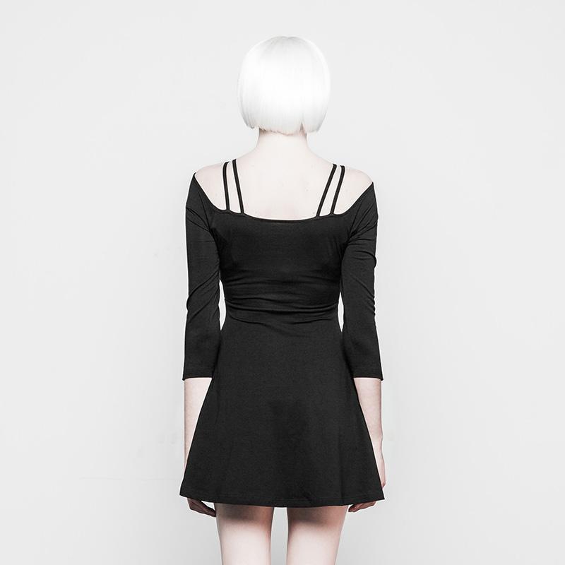 Women's Strappy Goth Dress