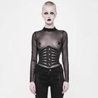 Women's Strappy Leather Punk Girdle