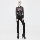 Women's Strappy Leather Punk Girdle