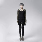 Women's Striped Ripped Casual Sweater