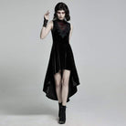 Women's Victorian Gothic High/Low Velet Sleeveless Dresses