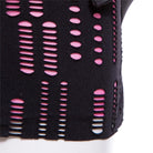 RNG Women's Grunge Contrast Color Ripped Skirt