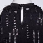 RNG Women's Grunge Ripped Straps Splice Bustier