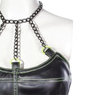 RNG Women's Punk Chain Halterneck Bustier