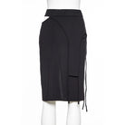 RNG Women's Punk Cutout Irrregular Skirt