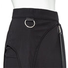 RNG Women's Punk Cutout Irrregular Skirt