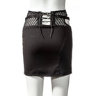 RNG Women's Punk Cutout Mesh Splice Skirt